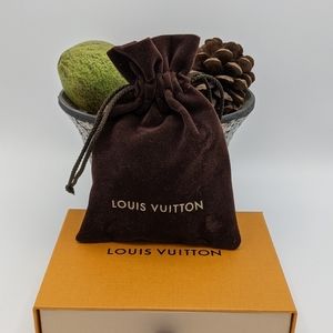 Louis Vuitton Leather Flower Wish Bracelet Small